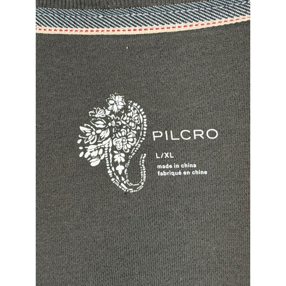 PILCRO Open Front Kimono Style Cardigan Olive Green L XL Balloon Sleeve Pockets - Picture 4 of 5